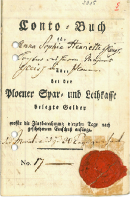 First Savings Bank in Hamburg was founded